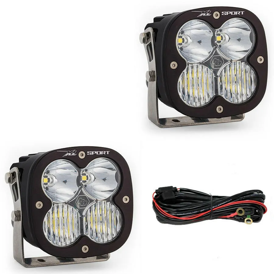 Jeep JL/JT XL Sport Bumper Light Kit - Jeep 2020-22 Gladiator; 2018-22 Wrangler JL; NOTE: w/ OE Steel Bumper