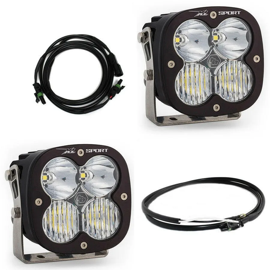 Jeep JL/JT XL Sport Bumper Light Kit - Jeep 2020-22 Gladiator; 2018-22 Wrangler JL; NOTE: w/ OE Steel Bumper
