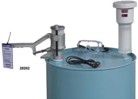 Justrite Aerosolv Aerosol Can Disposal System With Puncturing Unit With Plastic Sleeve, Antistatic Wire, Goggles And Color Changing Coalescing/Carbon Filter