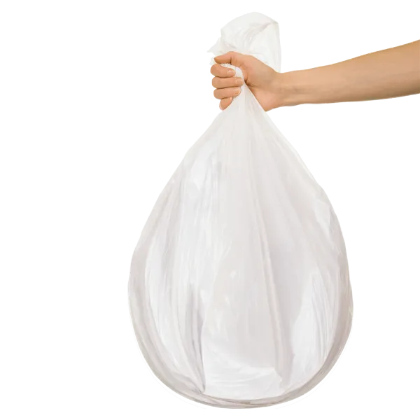 Karat High Density 40-45 Gallon Trash Can Liner (40" x 48"), 16 Micron - 200 liners