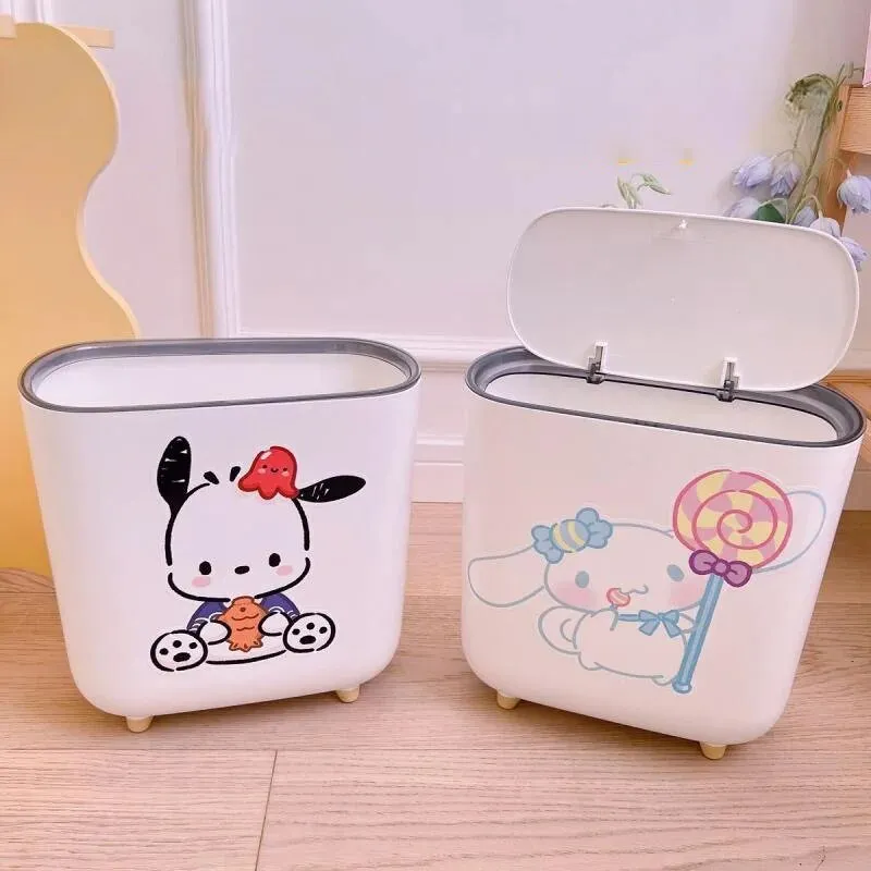 Kawaii Short-Legged Sanrio Trash Can
