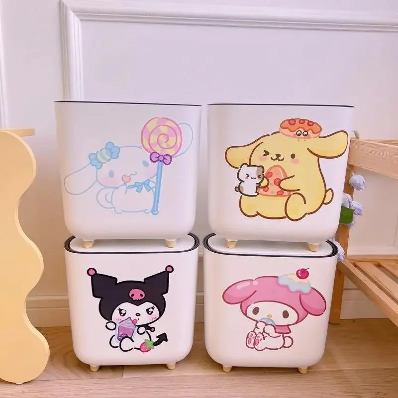 Kawaii Short-Legged Sanrio Trash Can