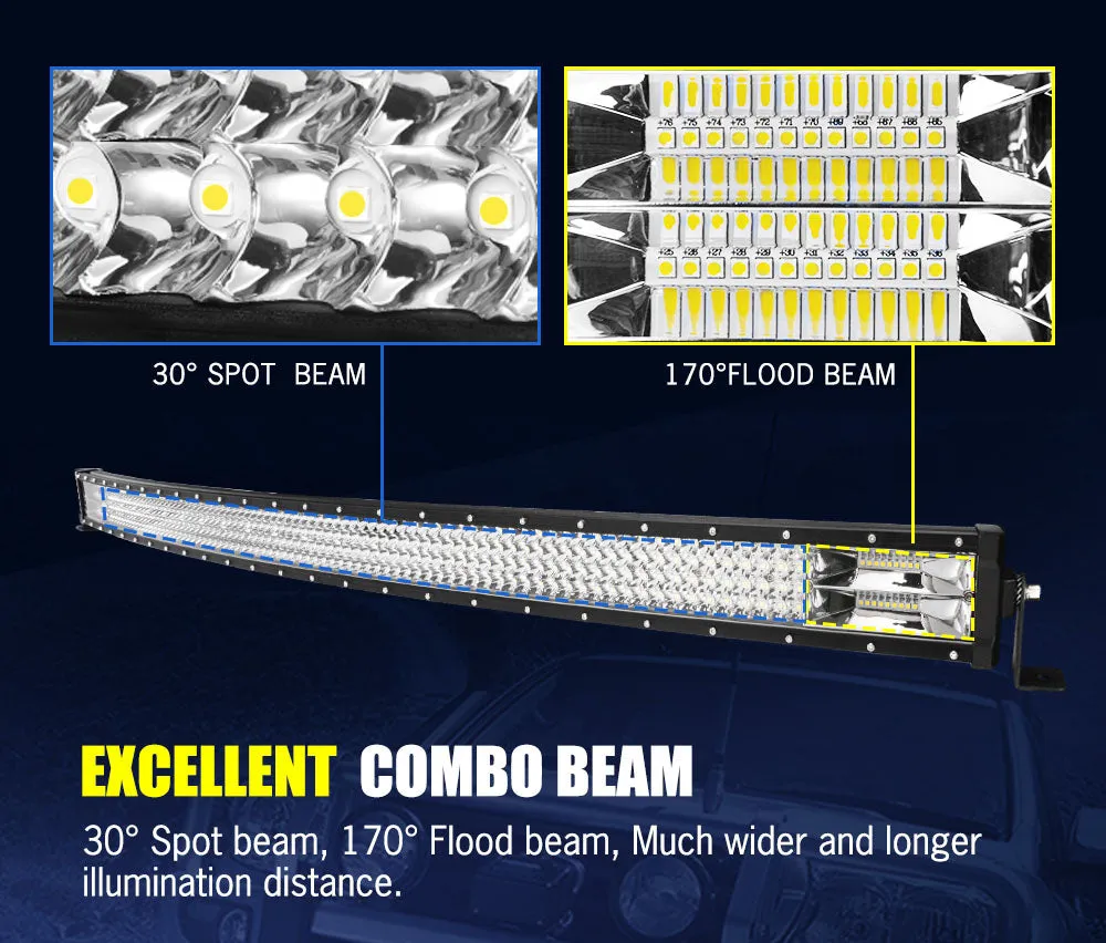 Lightfox 50inch Led Light Bar 1 Lux @ 698M IP68 39,800 Lumens