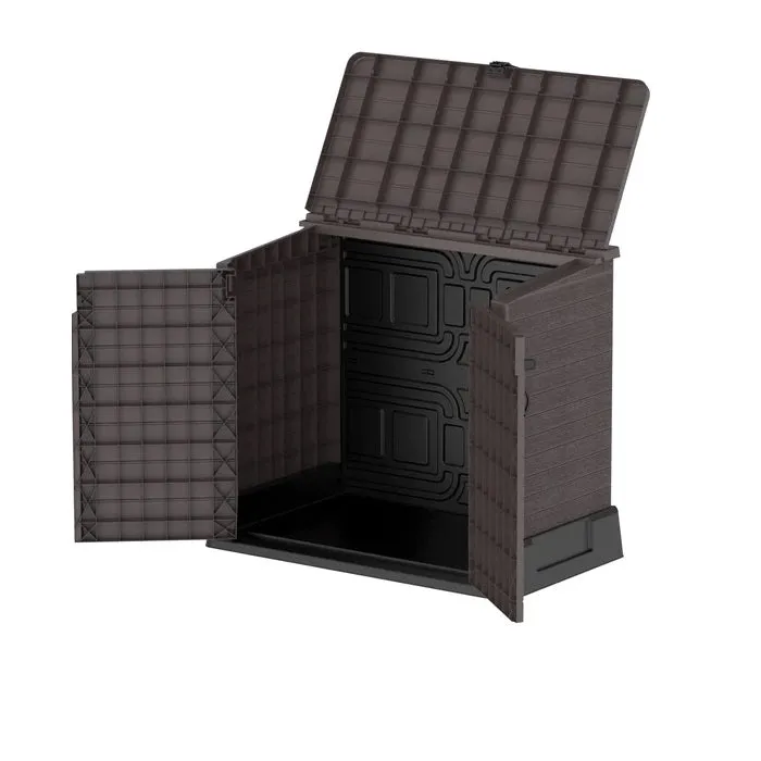 [LIMITED TIME - FREE ASSEMBLY INCLUDED] StoreAway Storage Shed 850L (Brown)