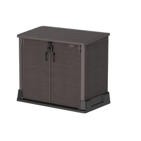 [LIMITED TIME - FREE ASSEMBLY INCLUDED] StoreAway Storage Shed 850L (Brown)