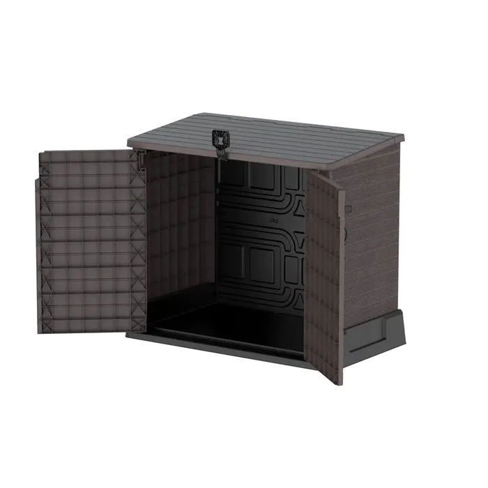 [LIMITED TIME - FREE ASSEMBLY INCLUDED] StoreAway Storage Shed 850L (Brown)