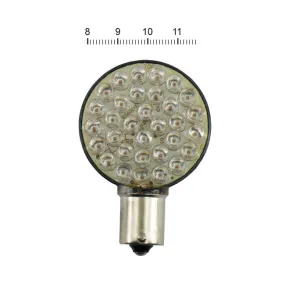 'Lollipop' flat LED turn signal bulb. Amber -