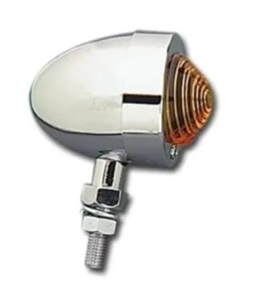 Long Stem Bullet Amber Indicator/Turn Signal Marker Side Light - Highway Hawk H68-4971