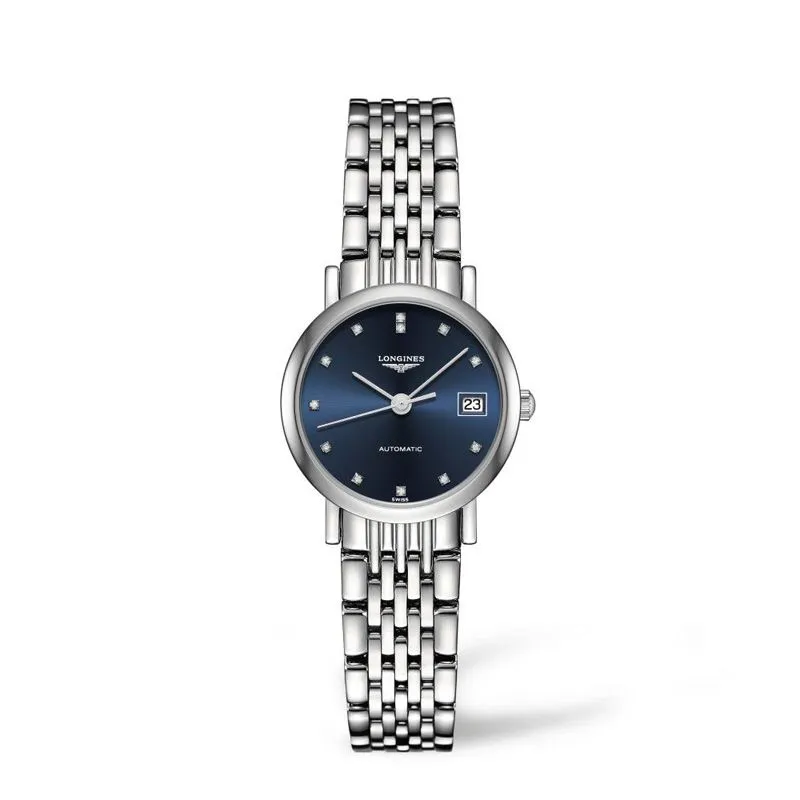 Longines Elegant Collection 25mm Blue Dial Automatic Watch