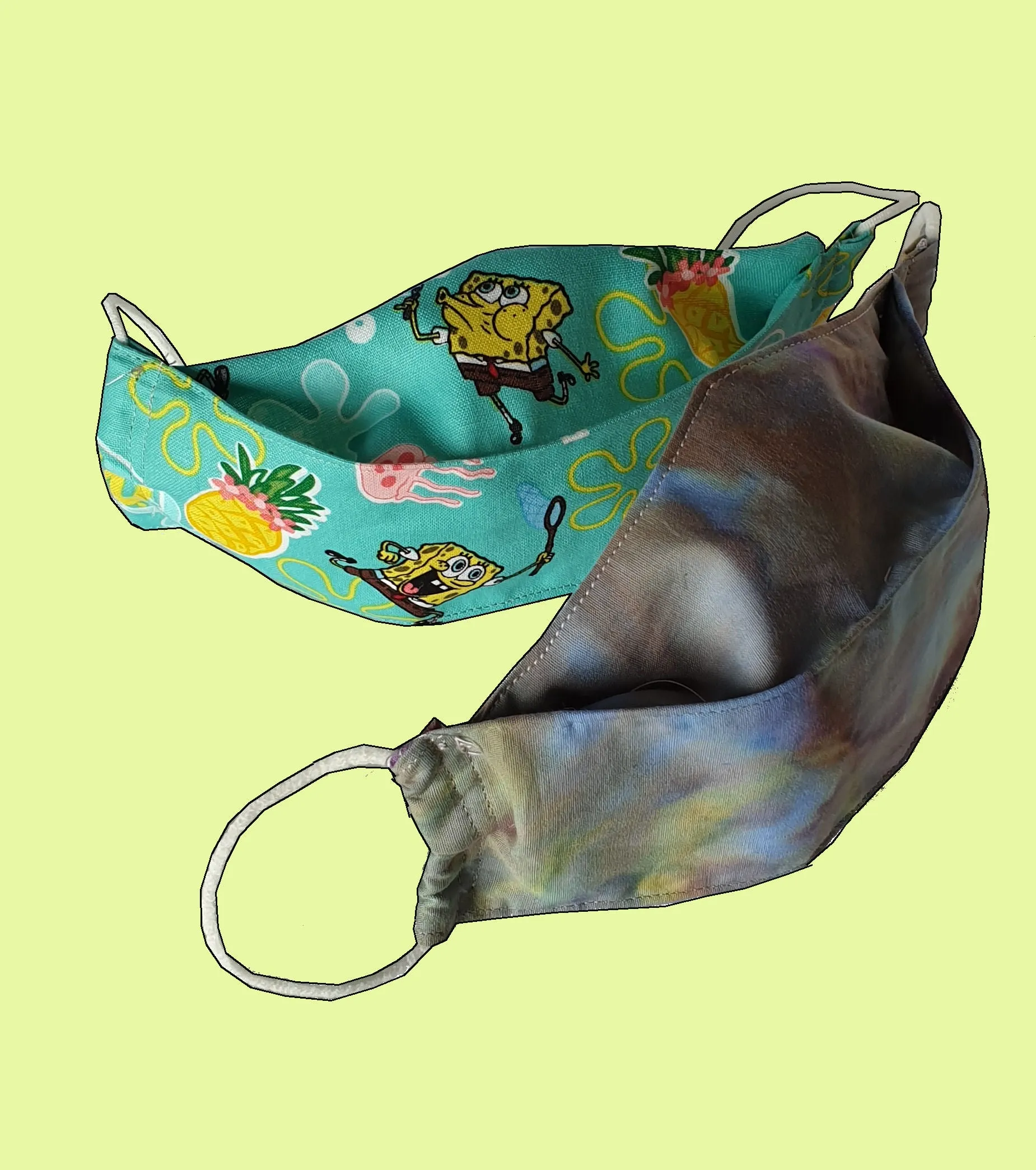 Mask, Medium (7-12 yr olds) 3D contoured Face Mask, made with permission - 6850 - Mat included