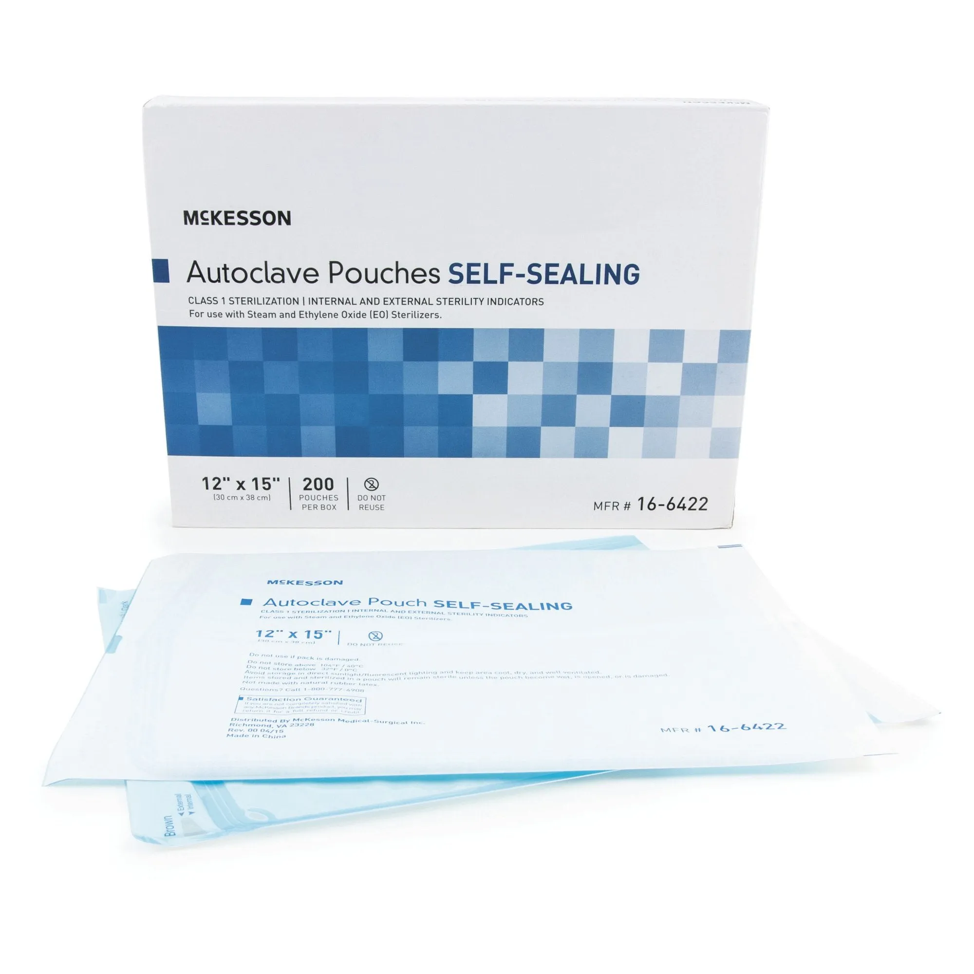 McKesson Sterilization Pouch, 12 x 15 Inch