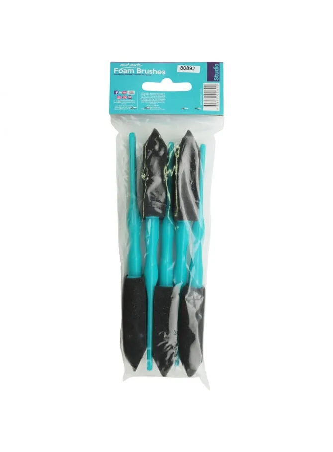 Mont Marte Foam Hobby Brush 25Mont Marte 5pc Poly Bag