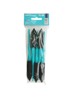 Mont Marte Foam Hobby Brush 25Mont Marte 5pc Poly Bag