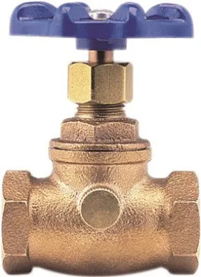 Nibco Straight Pattern Stop & Waste Valve 3/4 Inch  Fip X 3/4 Inch  Fip Lead Free
