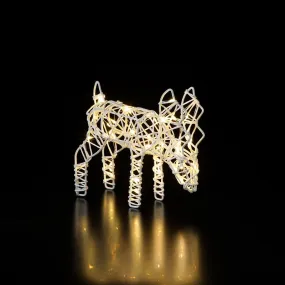 Noma Grazing Christmas Light Up Deer with LEDs 16cm