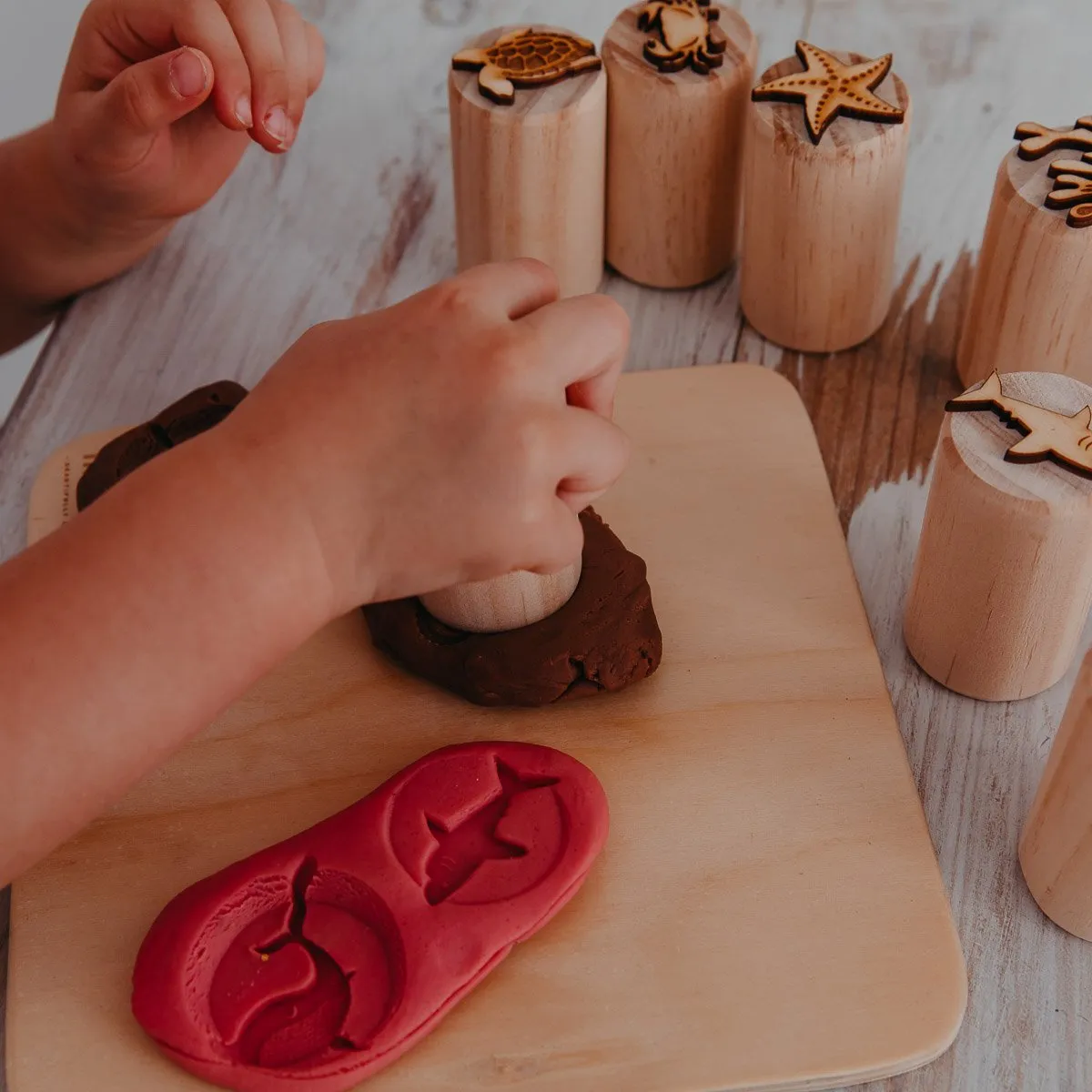 Ocean Playdough Stamps