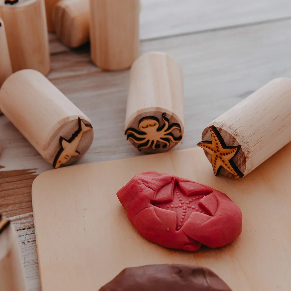 Ocean Playdough Stamps