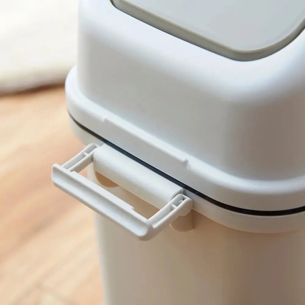 Plastic Swing Top Dustbin | G2610 | 10L | Swing Top Waste Bin | Trash Bin | Plastic Bin
