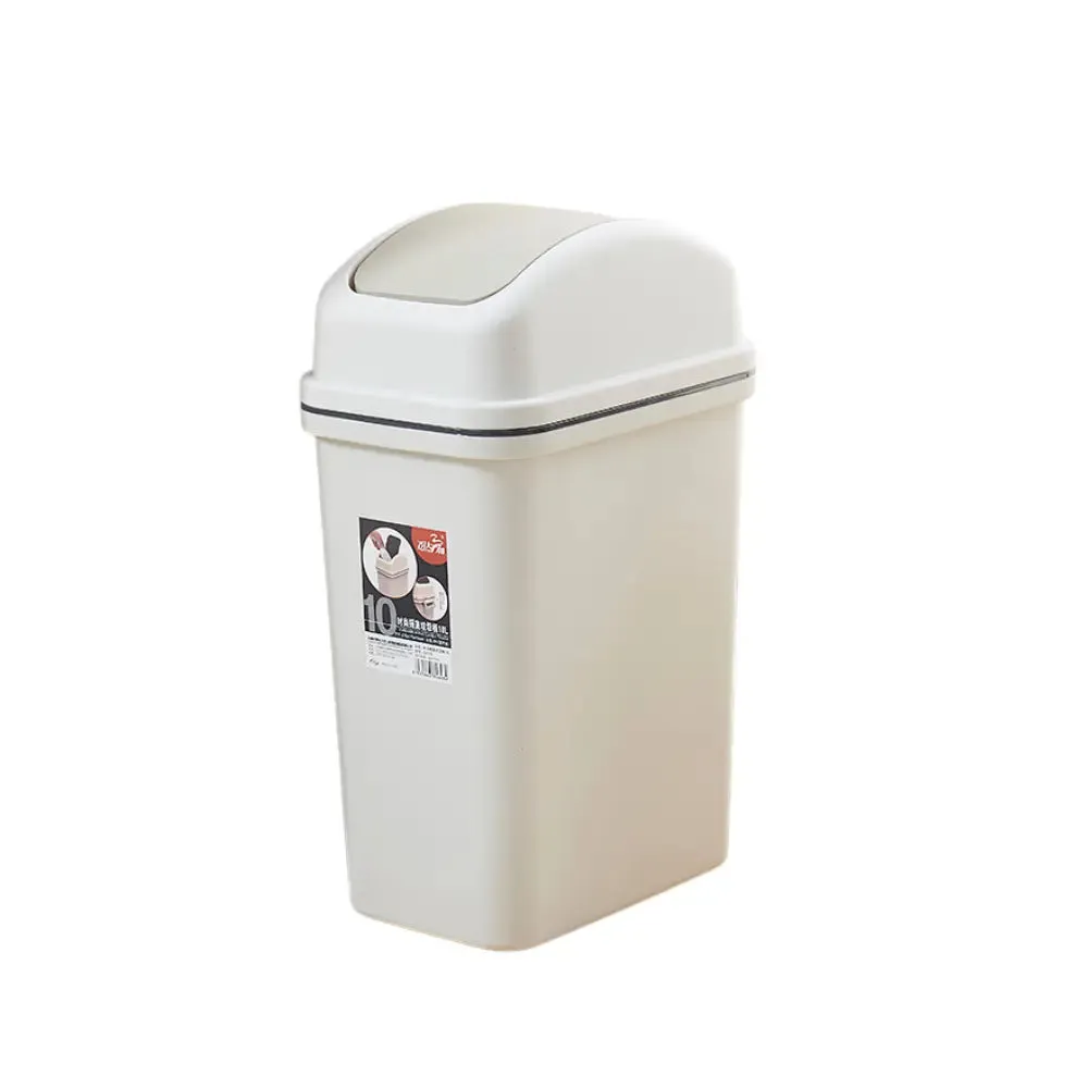Plastic Swing Top Dustbin | G2610 | 10L | Swing Top Waste Bin | Trash Bin | Plastic Bin