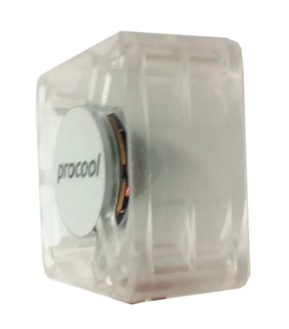 Procool 40x40x20mm 12 Volt High Output Crystal Fan with Blue Leds-3 Pin Connector