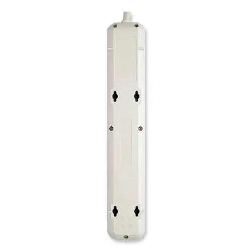 Protect It! Surge Protector, 7 Ac Outlets, 12 Ft Cord, 1,080 J, Light Gray