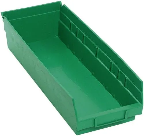 Quantum QSB104 Economy Shelf Bins, 6.63" x 17.88" x 4"