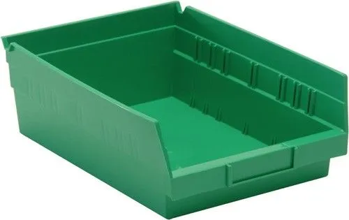 Quantum QSB107 Economy Shelf Bins, 8.38" x 11.63" x 4"