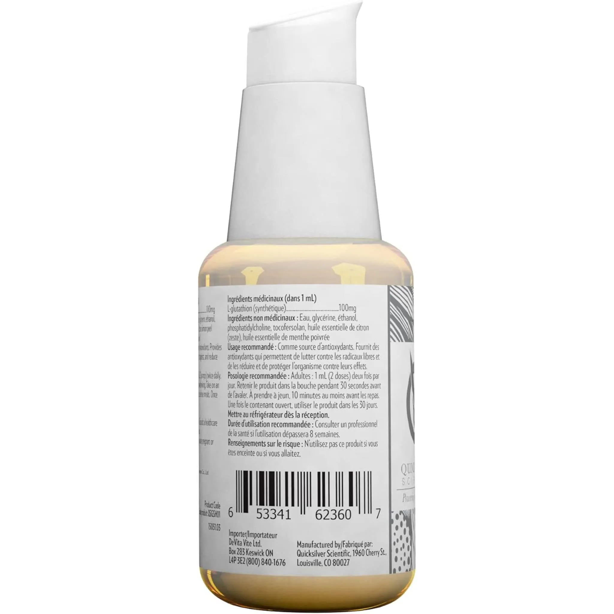 Quicksilver Scientific Liposomal Glutathione, 50ml