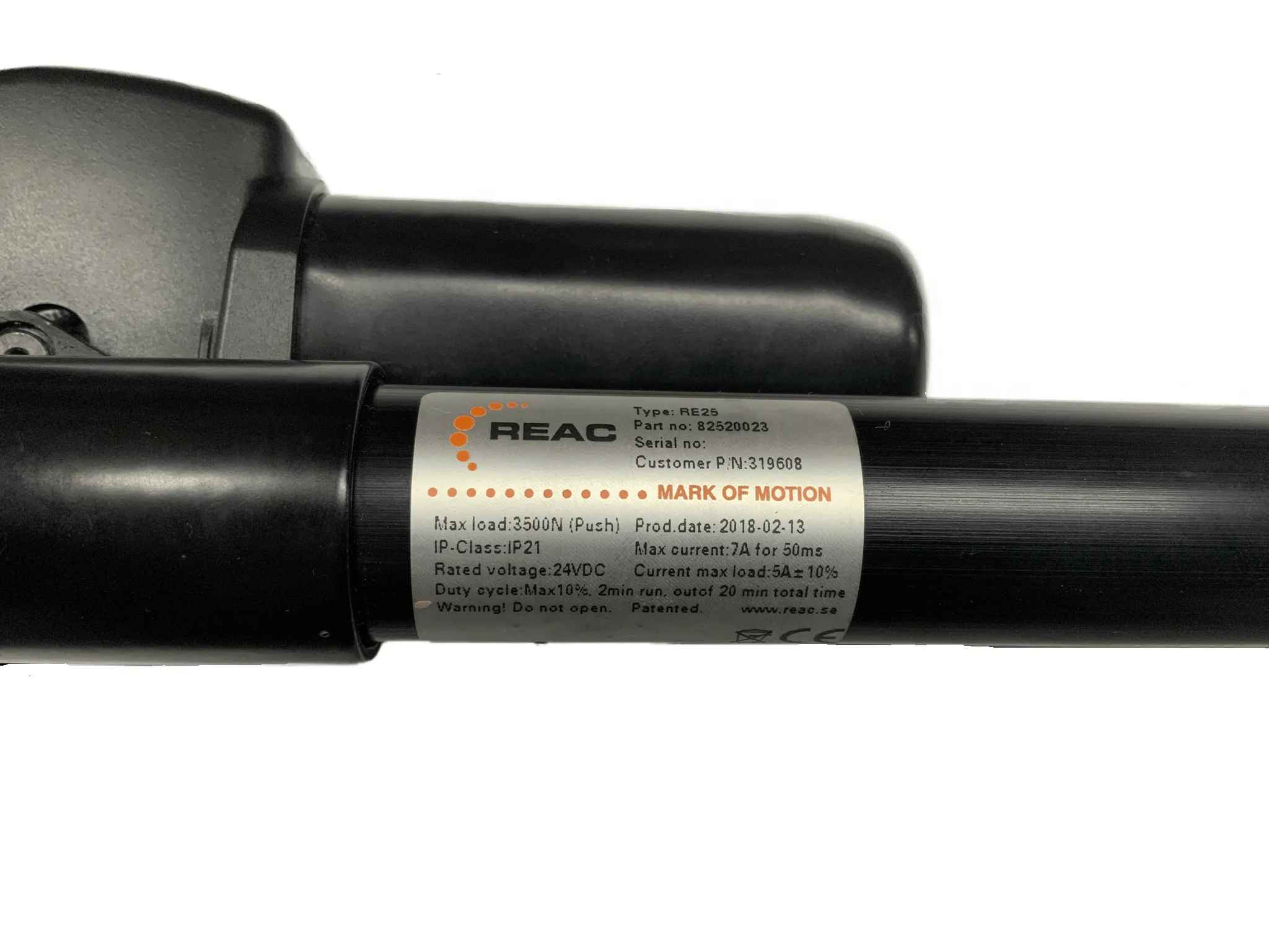 REAC Recline Actuator for Permobil M300, M400, C500, & More Power Wheelchairs | 319608