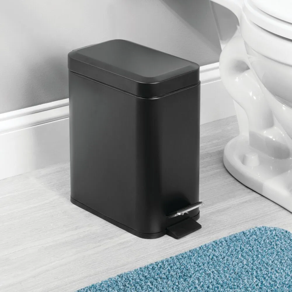 Rectangle Step Can 5L Black