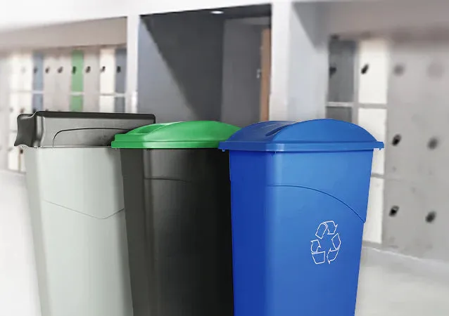 Recycling Bin Lid - Globe Bottle & Can Slim Lid, 9503