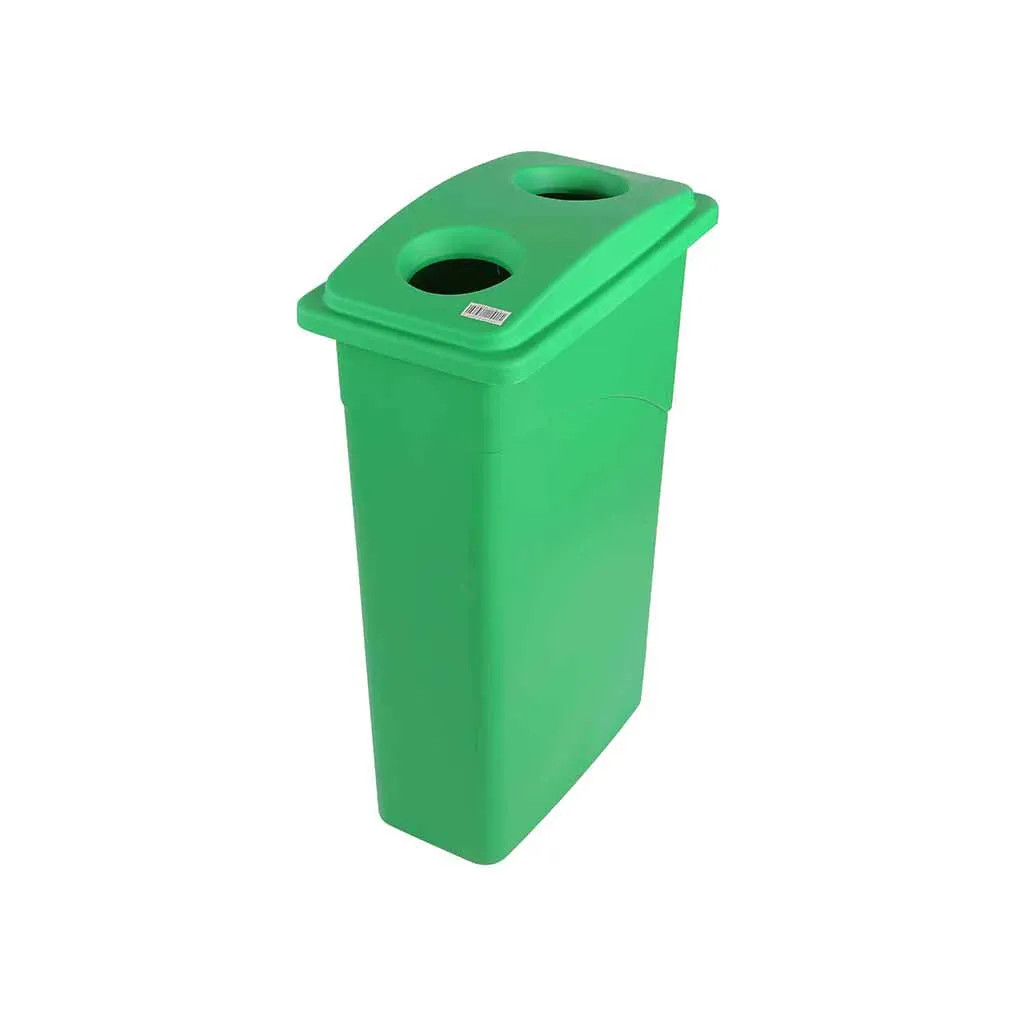 Recycling Bin Lid - Globe Bottle & Can Slim Lid, 9503