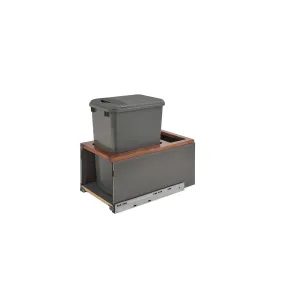 Rev-A-Shelf / 5LB-1535OGWN-113 / Legrabox Pullout Waste/Trash Container w/ Soft-Close