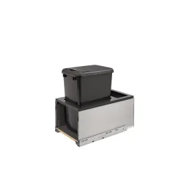 Rev-A-Shelf / 5LB-1535SSBL-118 / Legrabox Pullout Waste/Trash Container w/ Soft-Close