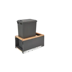 Rev-A-Shelf / 5LB-1550OGMP-113 / Legrabox Pullout Waste/Trash Container for Full-Height Cabinets w/ Soft-Close