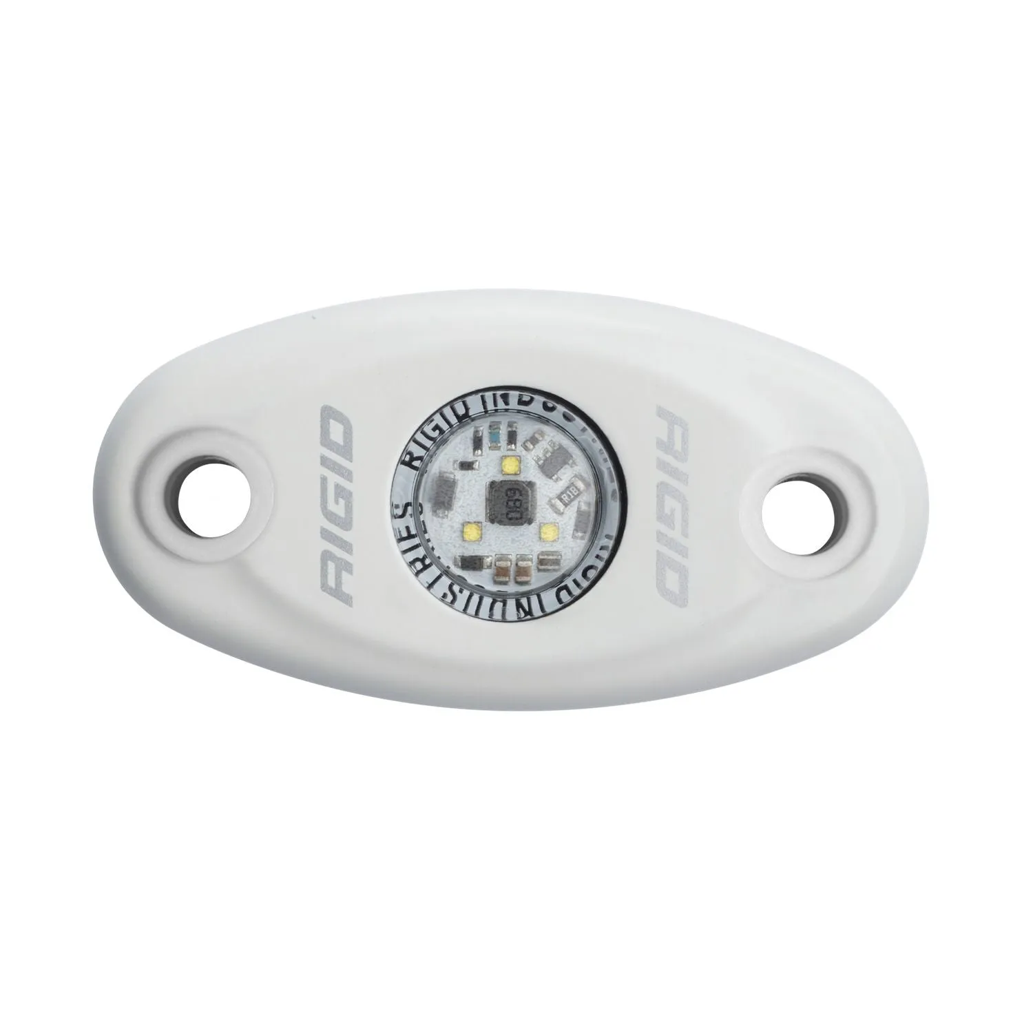 RIGID A-Series LED Light Low Power Cool White White Housing Single