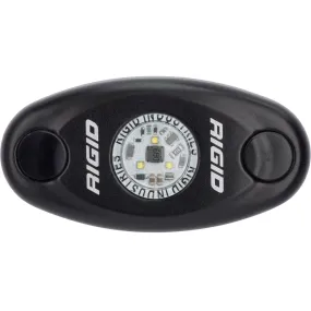 RIGID A-Series LED Light Low Power Natural White Black Housing Single