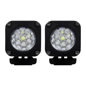 RIGID Ignite Back-Up Kit Diffused Lens Surface Mount Black Housing Pair