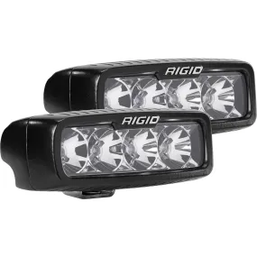 RIGID SR-M Series PRO Flood Optic Surface Mount Black Housing Pair