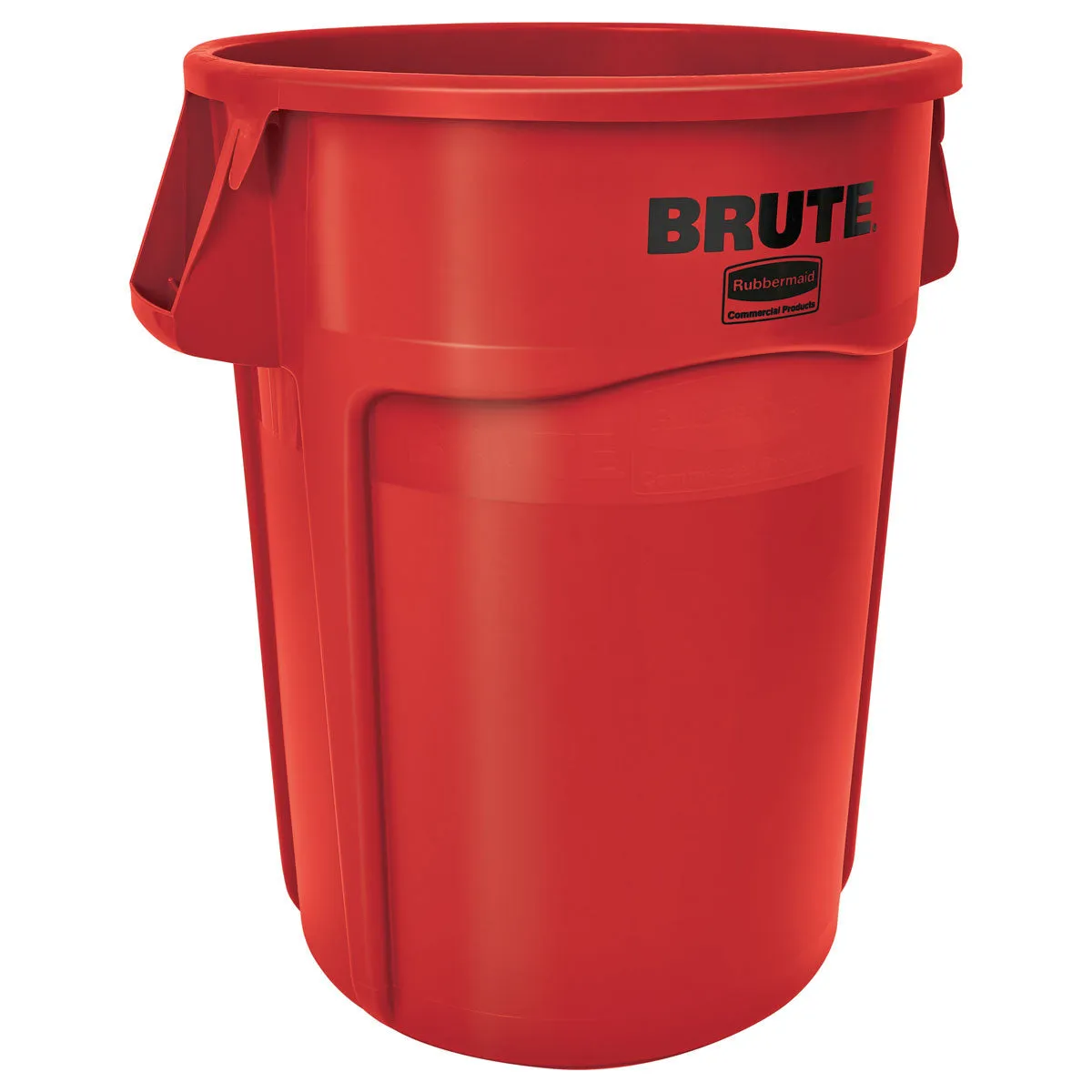 Rubbermaid® Brute® 44 Gallon Red Vented Trash Container