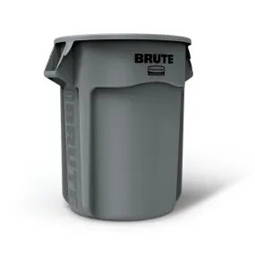 Rubbermaid® Brute® 55 Gallon Gray Vented Trash Container