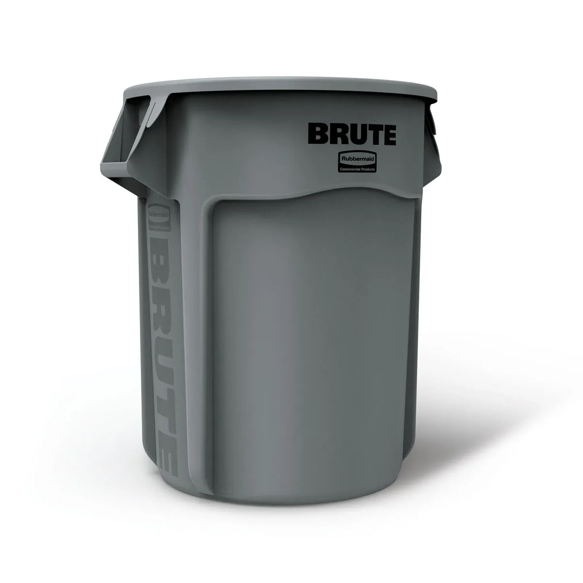 Rubbermaid® Brute® 55 Gallon Gray Vented Trash Container