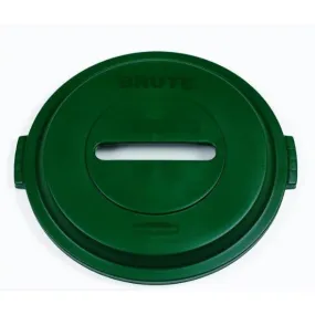RUBBERMAID BRUTE PAPER RECYCLING TOP FITS ALL 32 GAL BRUTES - GREEN