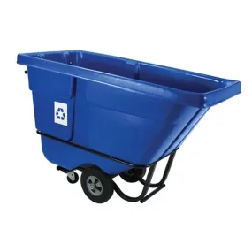 Rubbermaid®1/2 Cubic Yard Blue Recycling Tilt Truck (850 lb Capacity)