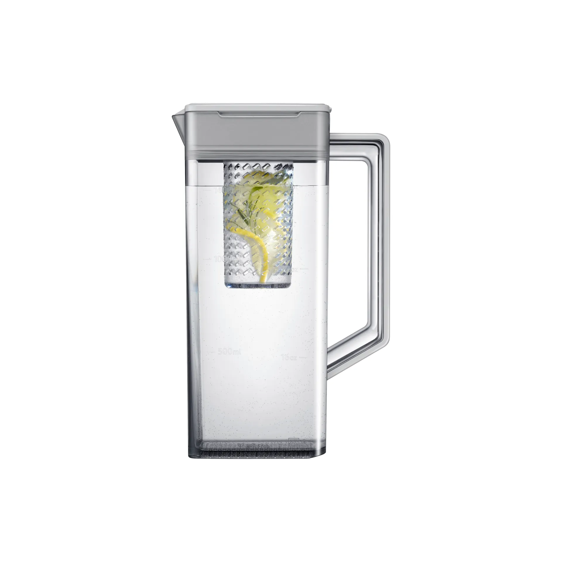 Samsung Bespoke 674L Freestanding French Style Fridge Freezer - Black | RF24BB620EB1EU