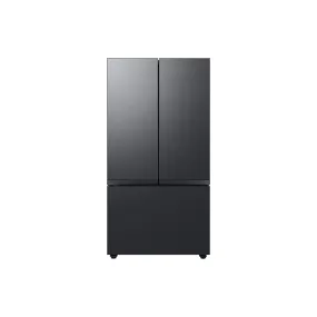 Samsung Bespoke 674L Freestanding French Style Fridge Freezer - Black | RF24BB620EB1EU