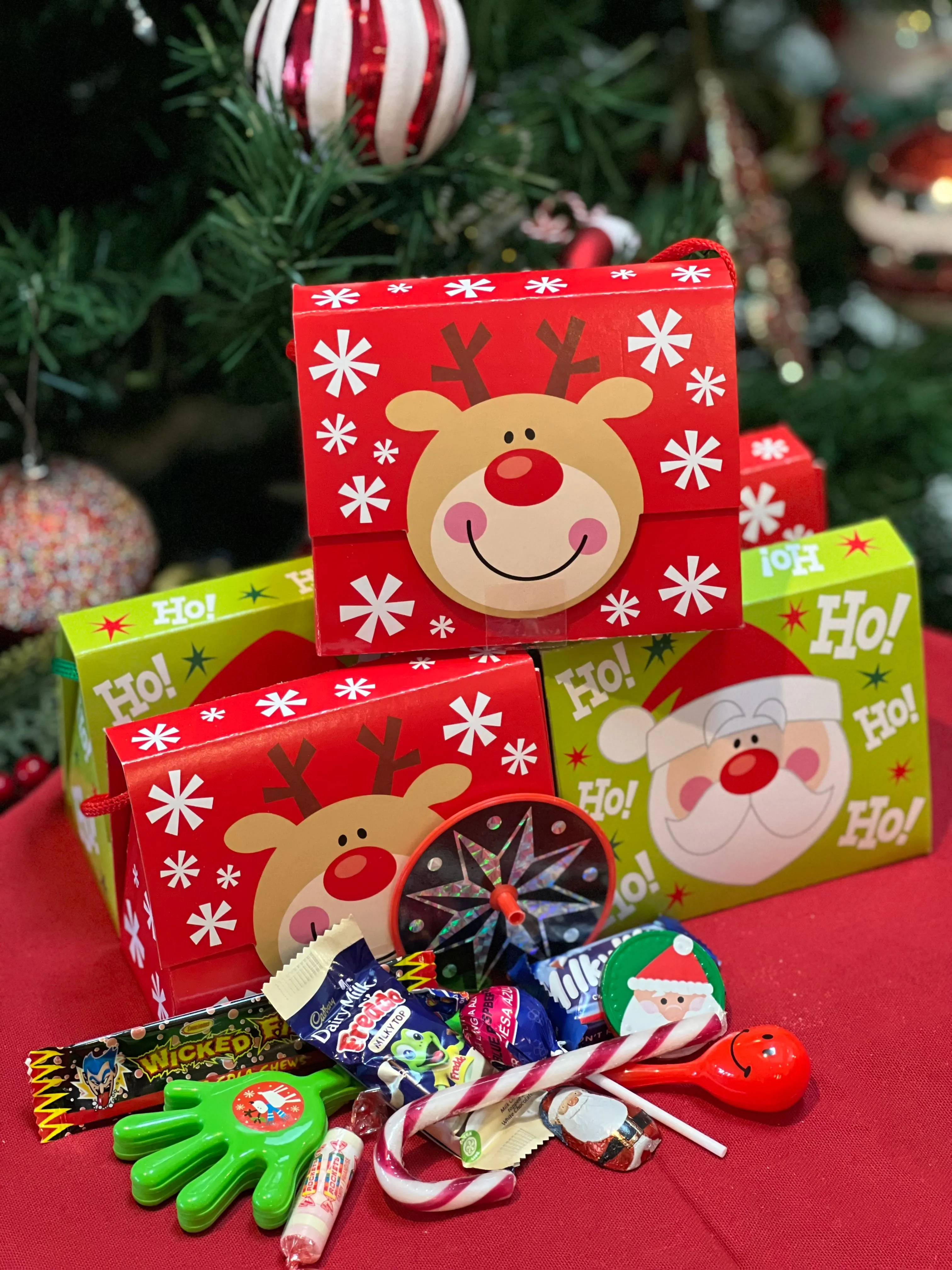 Santa & Rudolph Treat Boxes