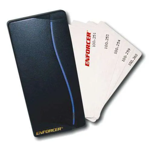Seco-Larm - Access Control Stand-Alone PROX Card Reader - 100 Users - Weatherproof - Sealed Housing - 10 Cards Included