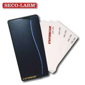 Seco-Larm - Access Control Stand-Alone PROX Card Reader - 100 Users - Weatherproof - Sealed Housing - 10 Cards Included