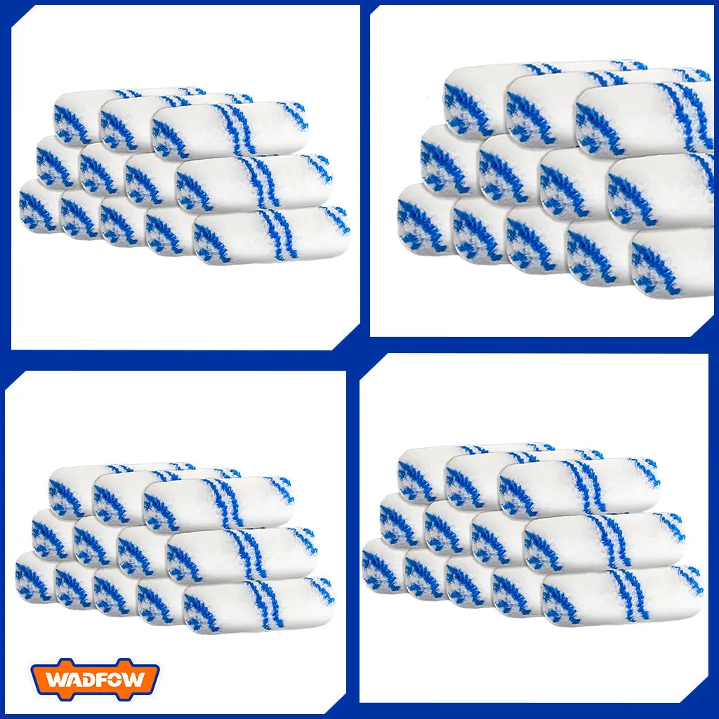 Set of 10pcs 100mm/4inch Cylinder Paint Brush Rollers Cover (indoor walls) WCB4941